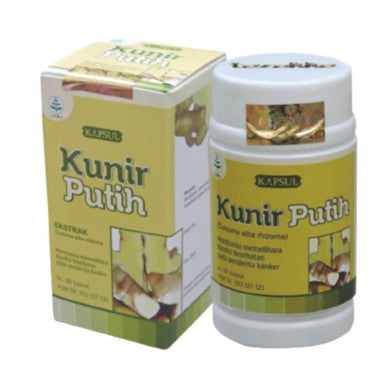 Tazakka Kunir Putih 60 Kapsul Obat Kanker Payudara dan Asam Lambung - Pusat Farma