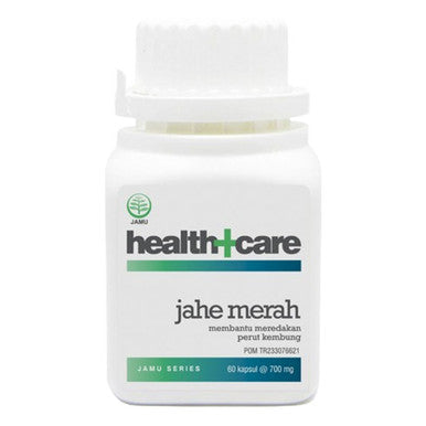 Erlimpex Health+Care Jahe Merah 60 Kapsul Lunak Membantu Meredakan Perut Kembung - Pusat Farma