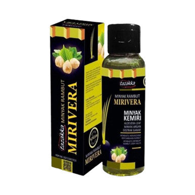 Tazakka Mirivera Minyak Kemiri100 mL Menyuburkan dan Menhitamkan Rambut - Pusat Farma
