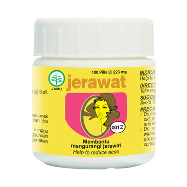 Borobudur Herbal Jerawat 100 Pil Obat Herbal Jerawat dan Membantu Menjaga Kesehatan Kulit
