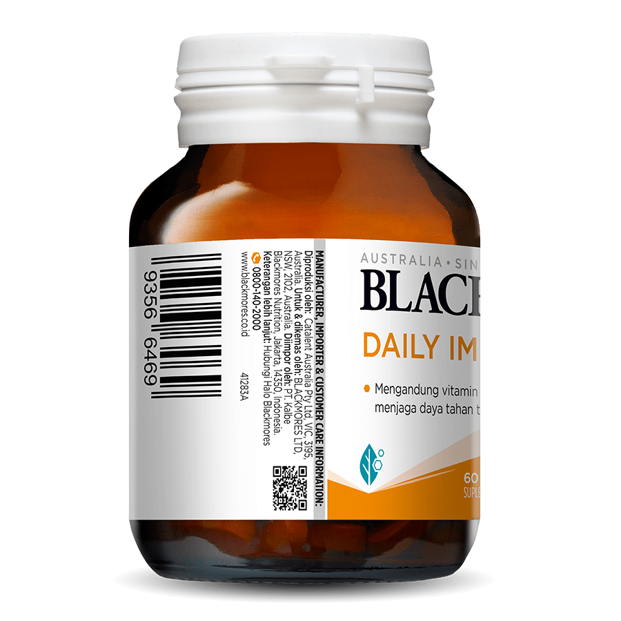 Blackmores Daily Immune C 500 60 Kapsul Suplemen Vitamin C Daya Tahan Tubuh