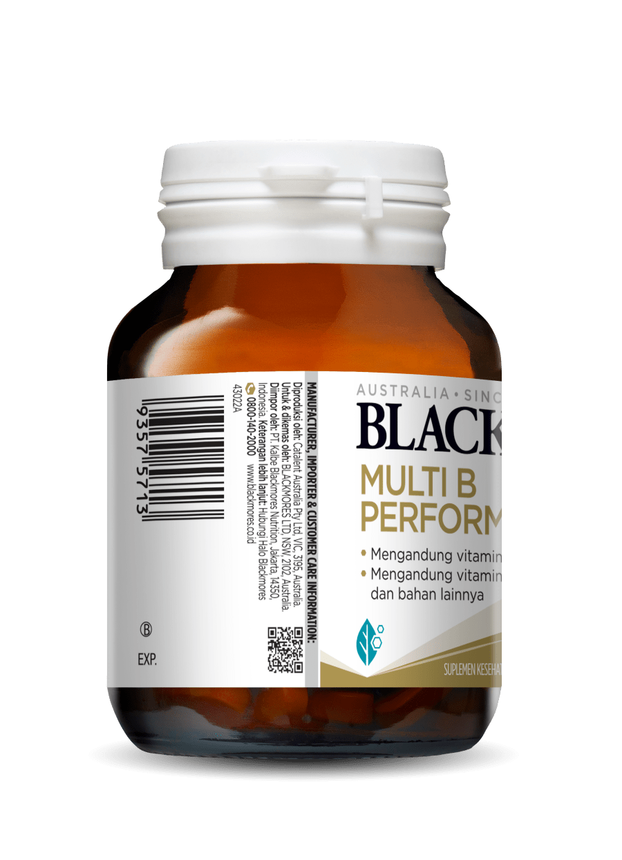 Blackmores Multi B Performance 60 Tablet Suplemen Menjaga Stamina Tubuh