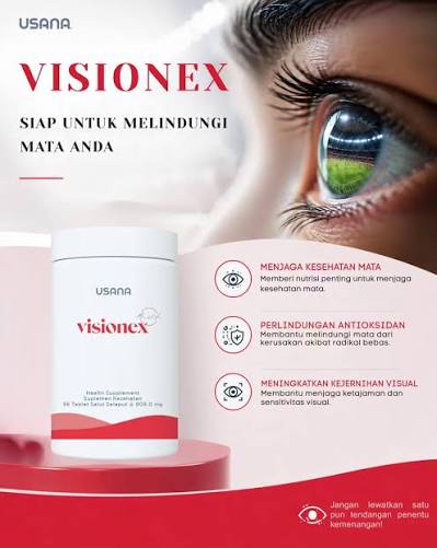Usana Visionex 56 Tablet Suplemen Kesehatan Mata