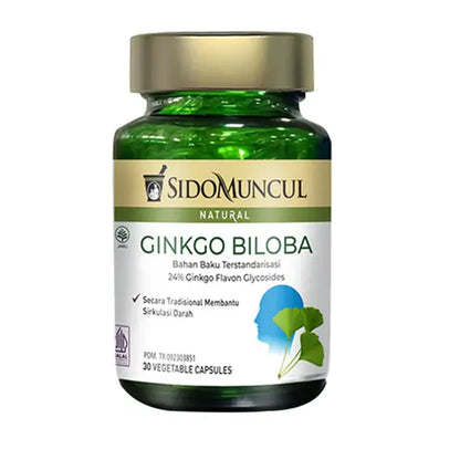 Sido Muncul Ginkgo Biloba 30 Kapsul Obat Herbal Membantu Sirkulasi Darah