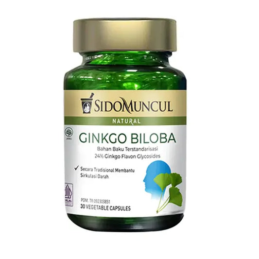 Sido Muncul Ginkgo Biloba 30 Kapsul Obat Herbal Membantu Sirkulasi Darah