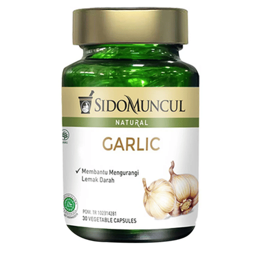 Sido Muncul Garlic 30 Kapsul Obat Herbal Membantu Mengurangi Lemak Darah