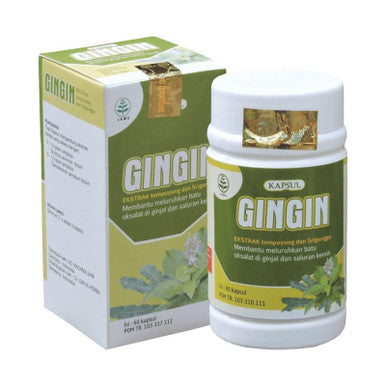 Griya Herba GinGin 60 Kapsul Obat Herbal Membantu Meluruhkan Batu Urin