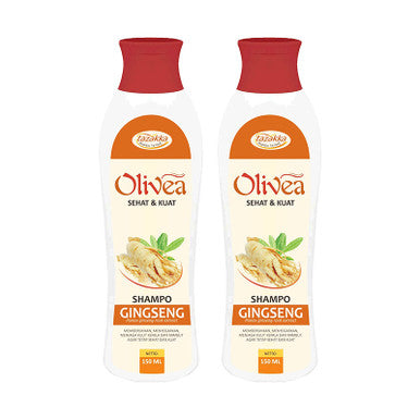 Tazakka Shampoo Olivea Gingseng 150 ml Penumbuh Rambut Rontok - 2 Botol - Pusat Farma