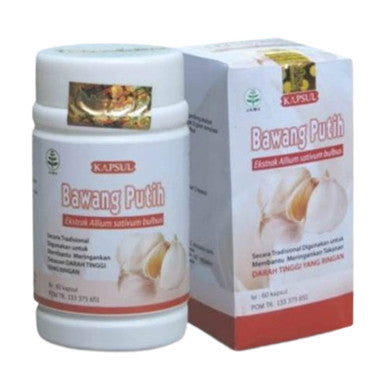 Tazakka Bawang Putih 60 Kapsul Obat Darah Tinggi - Pusat Farma
