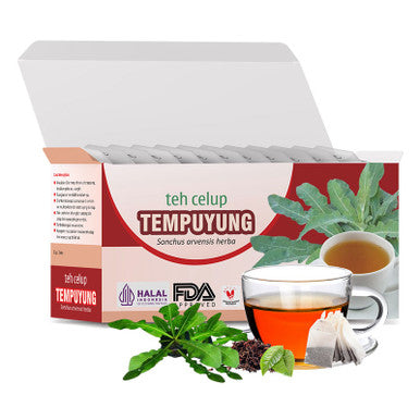 Tazakka Teh Celup Tempuyung Obat Batu Ginjal dan Sakit Pinggang - Pusat Farma