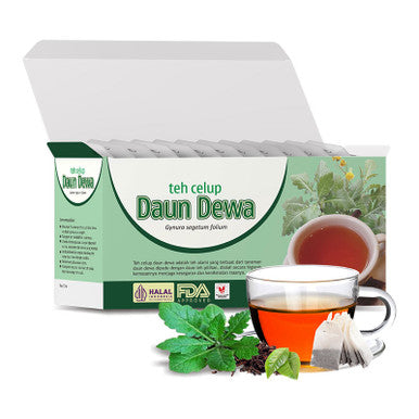 Tazakka Teh Celup Daun Dewa Obat Darah Tinggi - Pusat Farma