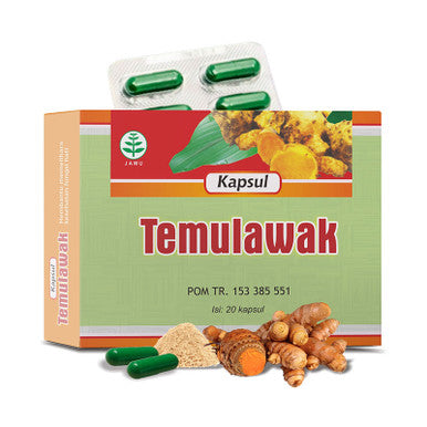 Tazakka Temulawak 20 Kapsul Antivirus Antioksidan Obat Asam Lambung - Pusat Farma