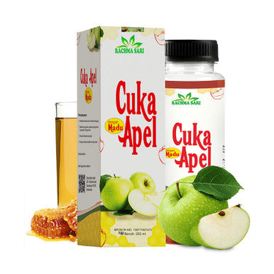 Tazakka Cuka Apel Original Plus Madu 250 ml Antivirus Antioksidan dan Meluruhkan Batu Ginjal - Pusat Farma