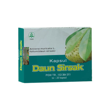Tazakka Daun Sirsak 20 Kapsul Obat Kanker Payudara - Pusat Farma