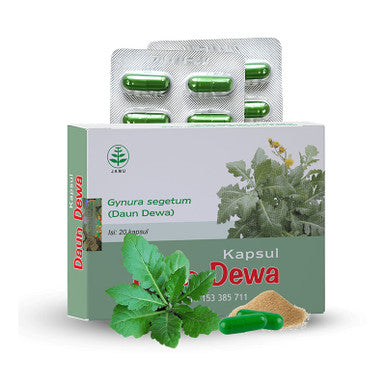 Tazakka Daun Dewa 20 Kapsul Obat Darah Tinggi - Pusat Farma