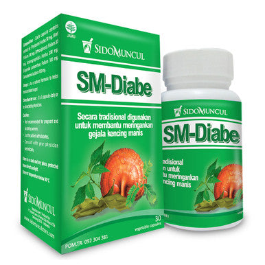 Sido Muncul SM-Diabe 30 Kapsul Obat Herbal Meringankan Diabetes