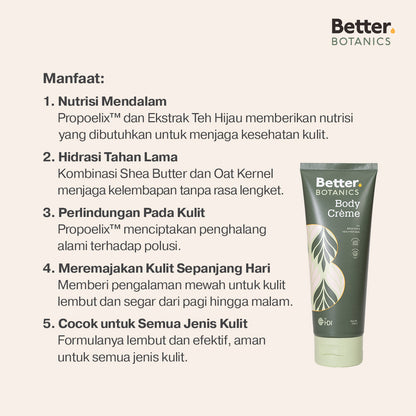 HDI Better Botanics Body Creme 100ml Menjaga Kelembutan & Kesehatan Kulit