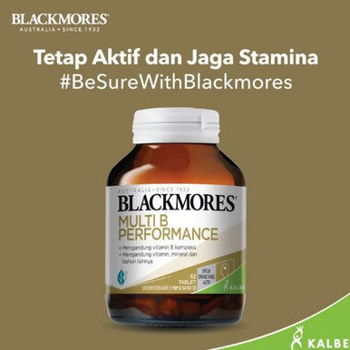 Blackmores Multi B Performance 60 Tablet Suplemen Menjaga Stamina Tubuh