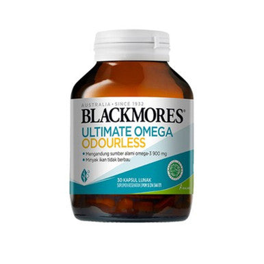 Blackmores Ultimate Omega Odourless 30 Kapsul Suplemen Untuk Memelihara Kesehatan Jantung, Otak dan Sendi - Pusat Farma