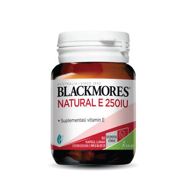 Blackmores Bio E 250IU 60 Kapsul Lunak Suplemen Vitamin E - Pusat Farma