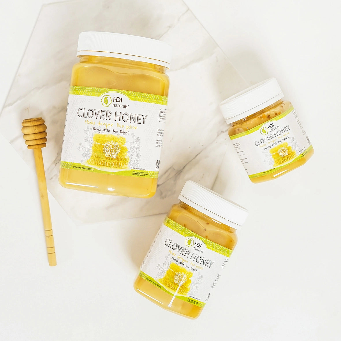 HDI Naturals Clover Honey 1000 gr Madu Meningkatkan Daya Tahan Tubuh
