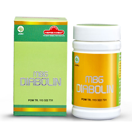 Herbamed Diabolin 50 Kapsul Obat Herbal Meringankan Gejala Diabetes