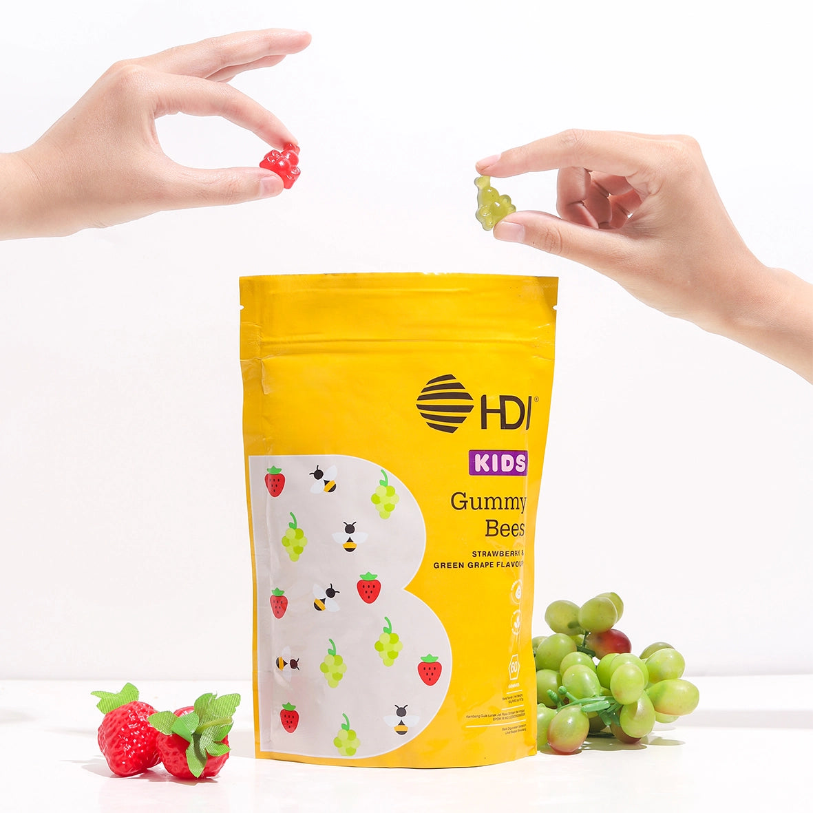 HDI KIDS Gummy Bees 60 Gummies Vitamin C Membantu Menjaga Imunitas Anak