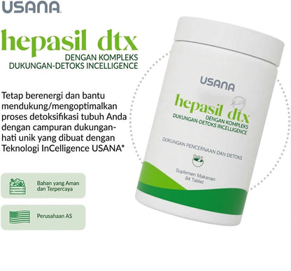 Usana Hepasil 84 Tablet Suplemen Kesehatan Hati dengan Milk Thistle
