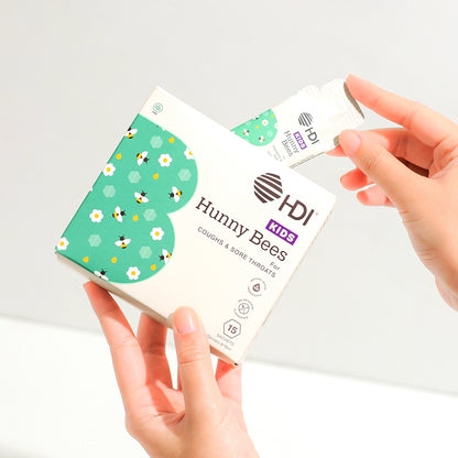HDI KIDS Hunny Bees 15 Sachet Membantu Meredakan Batuk Pada Anak