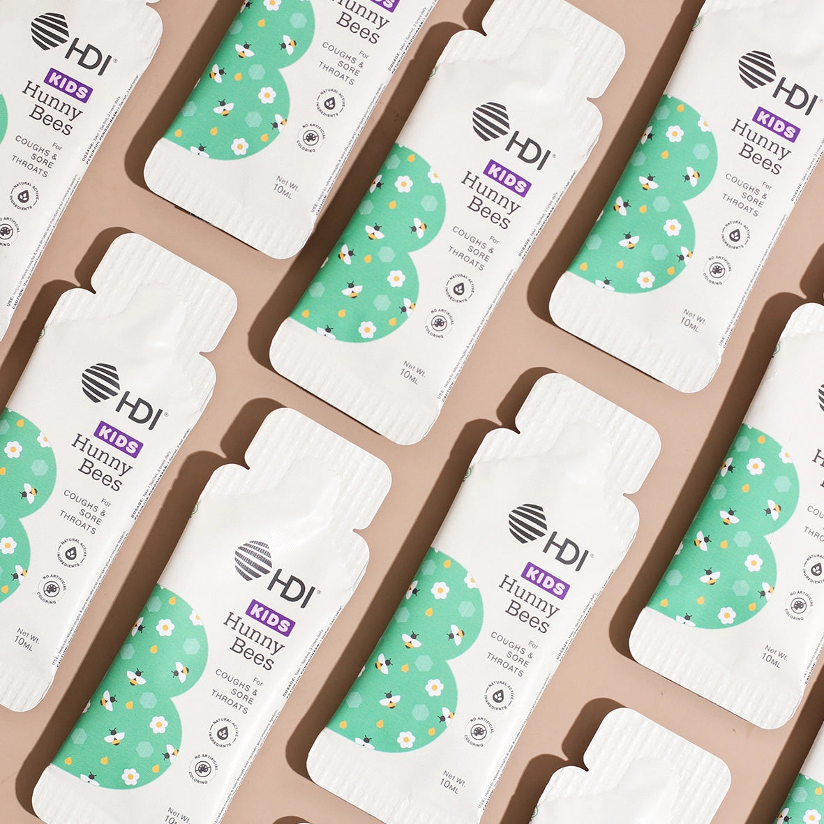 HDI KIDS Hunny Bees 15 Sachet Membantu Meredakan Batuk Pada Anak