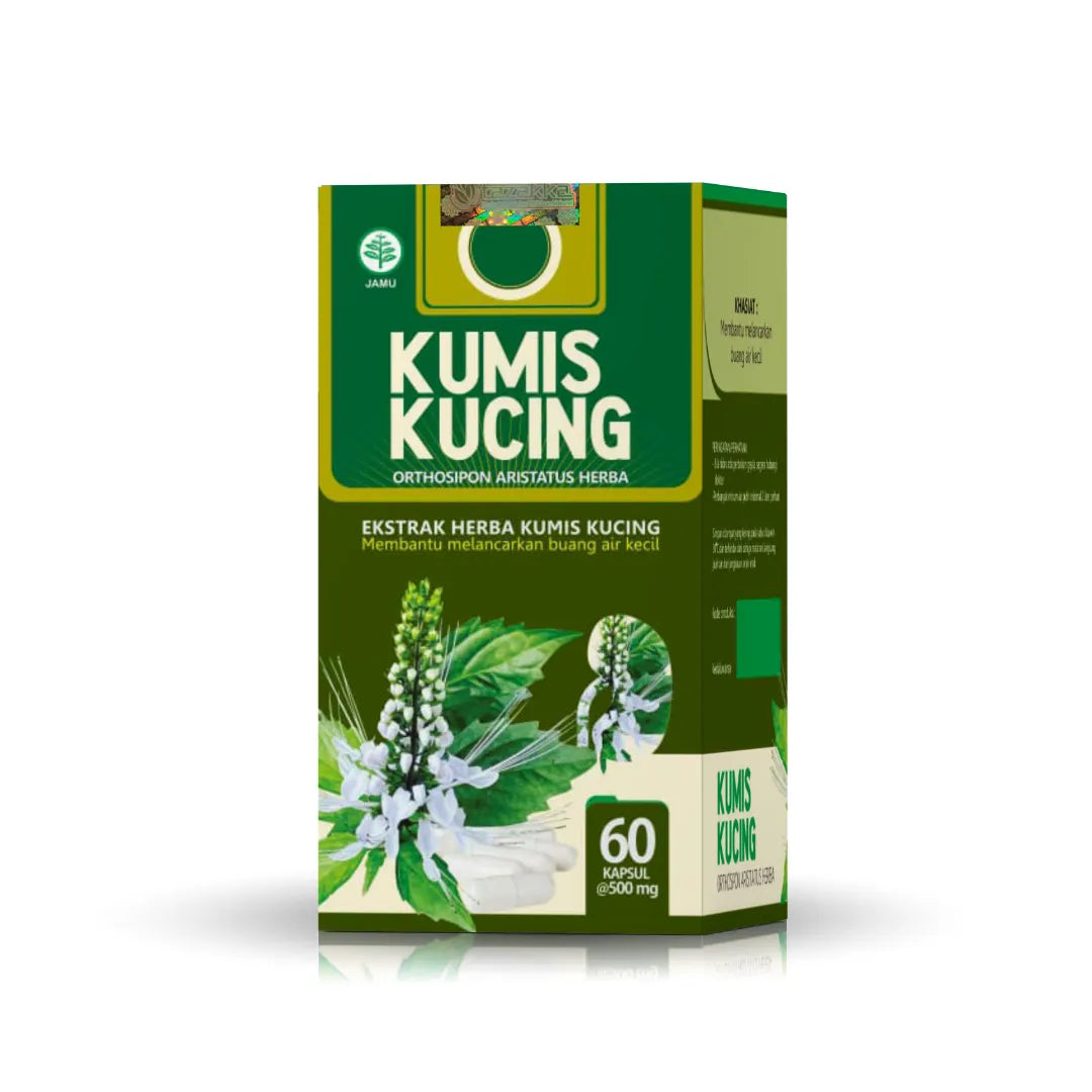 Tazakka Kumis Kucing 60 Kapsul Obat Herbal Melancarkan Buang Air Kecil