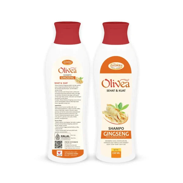 Tazakka Shampoo Olivea Gingseng 150 ml Penumbuh Rambut Rontok