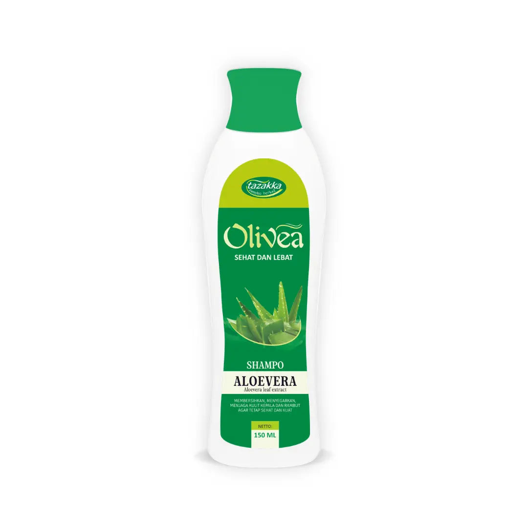 Tazakka Shampoo Olivea Aloevera 150 ml Merawat Rambut Kering dan Rusak