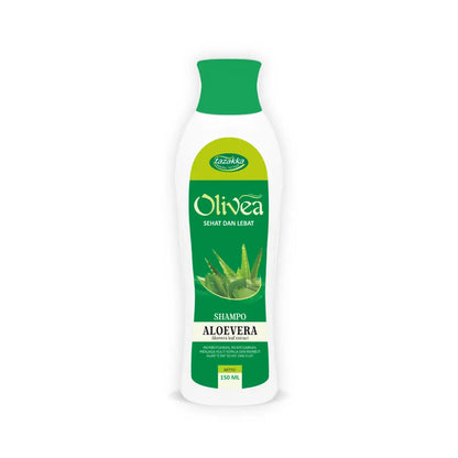 Tazakka Shampoo Olivea Aloevera 150 ml Merawat Rambut Kering dan Rusak