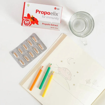 HDI Propoelix 60 Kapsul Nabati Suplemen Antioksidan dengan Ekstrak Propolis