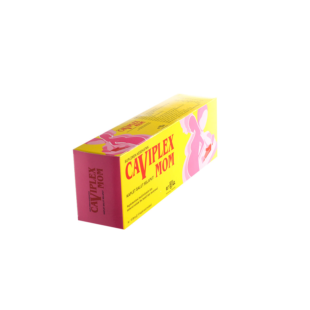 Erela Caviplex Mom 100 Kaplet Suplemen Multivitamin Mineral Ibu Hamil dan Menyusui