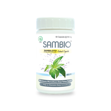 Borobudur Herbal Sambiloto Sambio 60 Kapsul Obat Herbal Meningkatkan Daya Tahan Tubuh