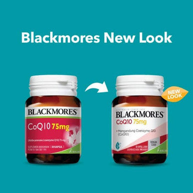 Blackmores CoQ10 75mg 30 Kapsul Lunak Antioksidan Suplemen Jantung dan Kardiovaskular - Pusat Farma