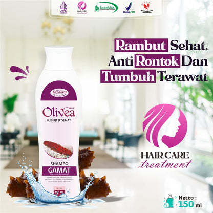 Tazakka Shampoo Olivea Gamat 150 ml Mengatasi Rambut Rontok