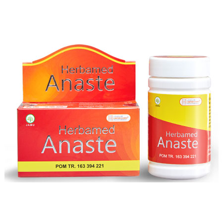 Herbamed Anaste 50 Kapsul Obat Herbal Meredakan Sakit Pinggang, Nyeri Sendi dan Otot