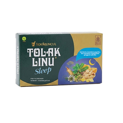 Sido Muncul Tolak Linu Sleep Herbal Alami Mengatasi Susah Tidur dan Meredakan Pegal Linu - 4 Box