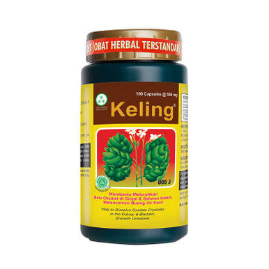 Borobudur Herbal Keling 100 Kapsul Obat Herbal Batu Ginjal dan Melancarkan Buang Air Kecil