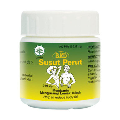 Borobudur Herbal Susut Perut 100 Pil Obat Herbal Pelangsing dan Membantu Mengurangi Lemak Tubuh