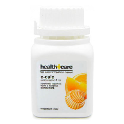 Erlimpex C-Calc 60 Kaplet Vitamin C Suplemen Memelihara Kesehatan Tulang
