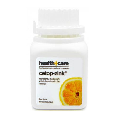Erlimpex Cetop Zink 60 Kaplet Suplemen Vitamin & Mineral