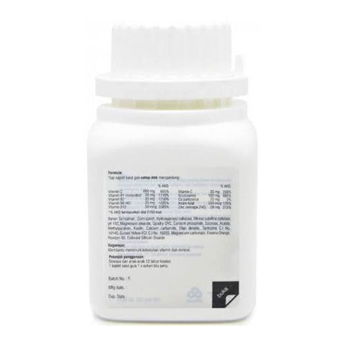 Erlimpex Cetop Zink 60 Kaplet Suplemen Vitamin & Mineral