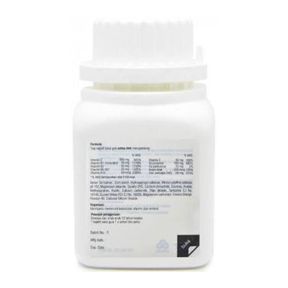 Erlimpex Cetop Zink 60 Kaplet Suplemen Vitamin & Mineral