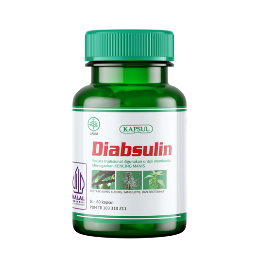 Griya Herba Diabsulin 60 Kapsul Obat Herbal Meringankan Kencing Manis