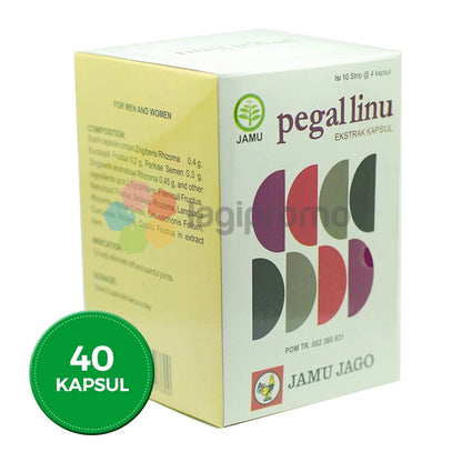 Jamu Jago Pegal Linu 40 Kapsul Obat Herbal Membantu Meredakan Pegal Linu dan Nyeri Sendi