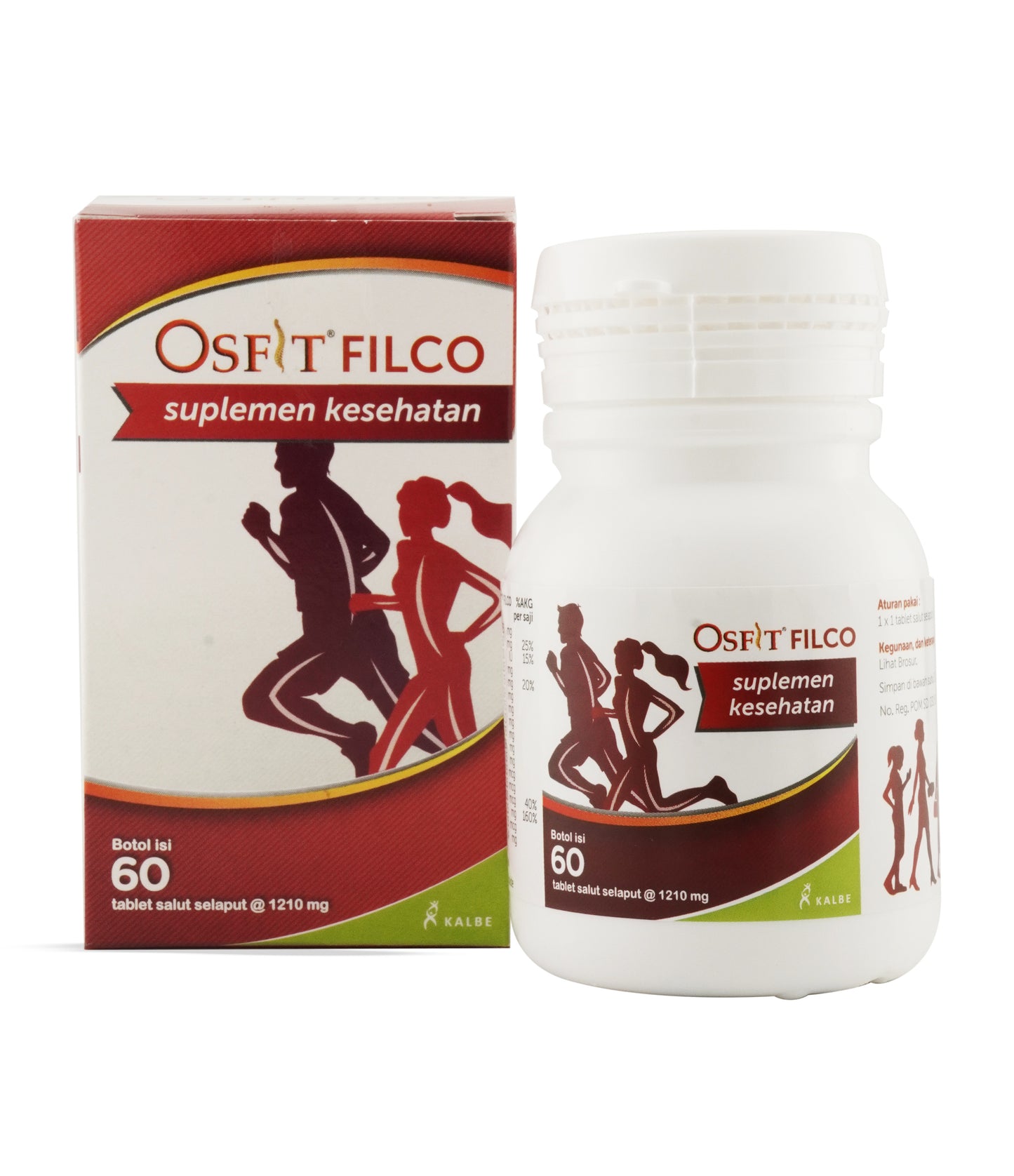 Kalbe Osfit Filco 60 Tablet Suplemen Memelihara Kesehatan Tulang dan Mencegah Osteoporosis